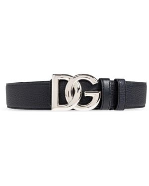 Dolce & Gabbana Leather Belt - Black