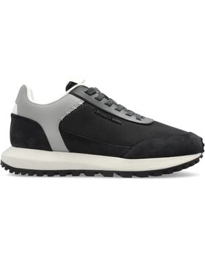 Emporio Armani Sports Shoes With Logo - Black
