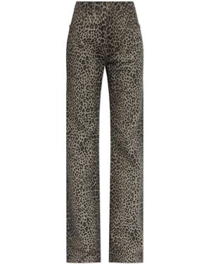 R13 Animal Print Pants - Grey