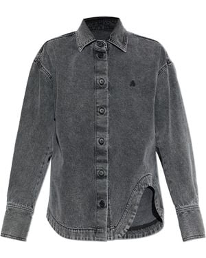 The Attico Denim Shirt - Grey