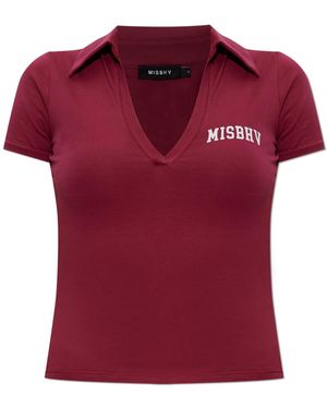MISBHV Top With "Z" Logo - Red