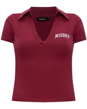 MISBHV Top With "Z" Logo - Red