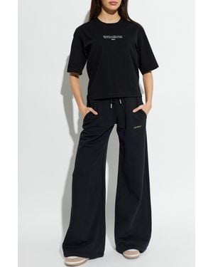 Off-White c/o Virgil Abloh T-Shirt With Logo - Black