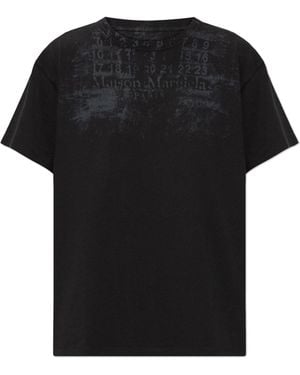 Maison Margiela T-Shirt With Print - Black