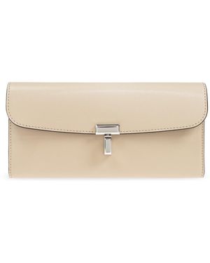TOTEME Leather Wallet - Natural