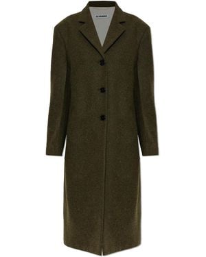 Jil Sander Wool Coat - Green