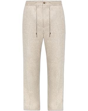 Etro Plaid Patterned Trousers - Natural