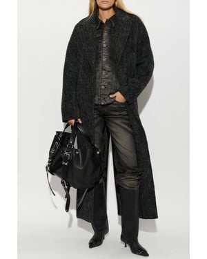 DIESEL Long Coat 'W-Sayta' - Black