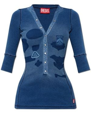 DIESEL Top 'T-Ereme' - Blue