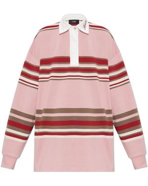 Amiri Polo With Logo - Red