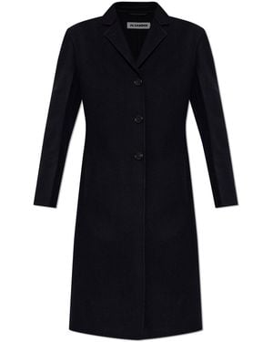Jil Sander Cashmere Coat - Black