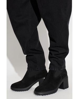 Hogan Chelsea Heeled Ankle Boots - Black