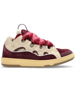 Lanvin Curb Sports Shoes - Red