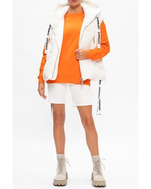Khrisjoy Down Jacket With Logo - Orange