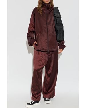 Y-3 Wide-Leg Pants - Red