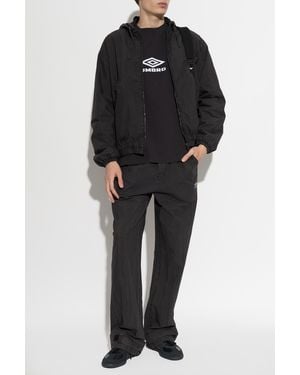 Umbro Insulated Jacket With Hood - Black