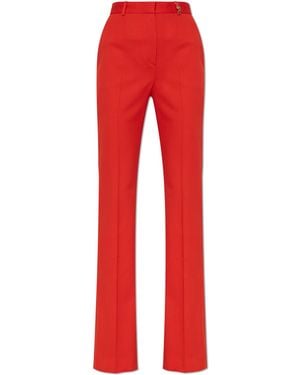 Versace Creased Flared-Leg Trousers