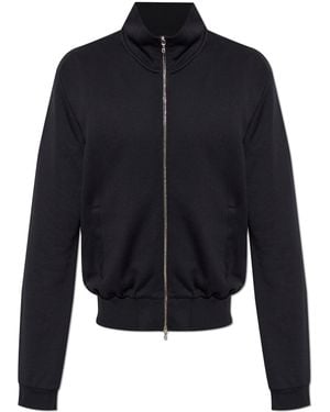 Our Legacy Sweatshirt With A Stand-Up Collar - Blue