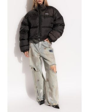 Vetements Down Jacket - Black