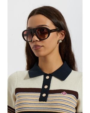 Prada 'C05S' Sunglasses - Brown
