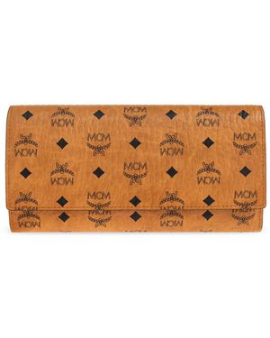MCM Monogram Wallet - Brown