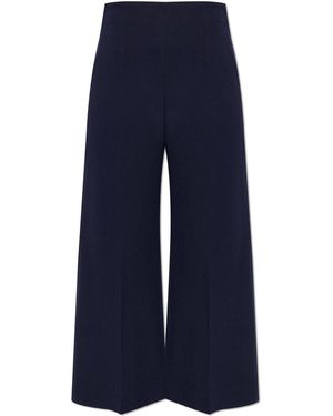 Marni Wide-Leg Pleated Trousers - Blue