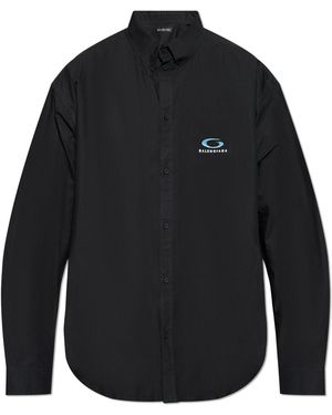 Balenciaga Oversize Shirt - Black