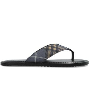 Burberry 'Pavillon' Slides - White