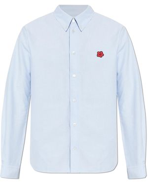 KENZO Shirt With Patch - Blue