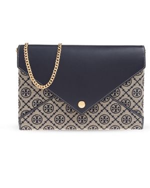 Tory Burch 'T Monogram' Clutch - Blue