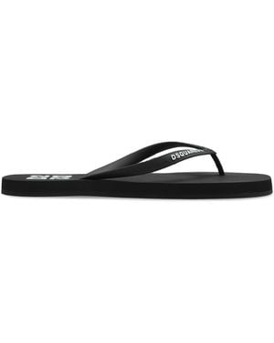 DSquared² Slides With Logo - White