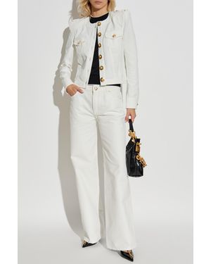 Balmain Denim Jacket - White