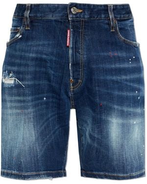 DSquared² 'Marine' Denim Shorts - Blue
