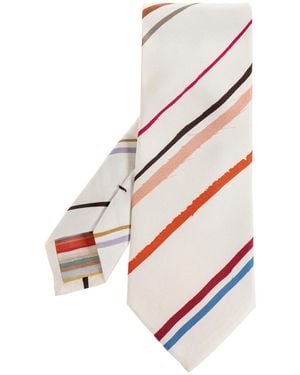 Paul Smith Silk Tie - White