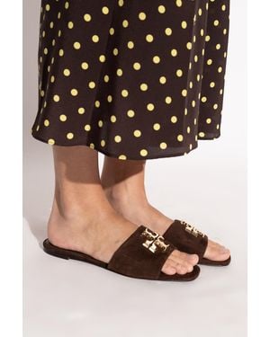 Tory Burch 'Eleanor' Slides - Black