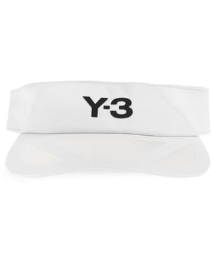 Y-3 Visor From The "Tennis Us" Collection - White