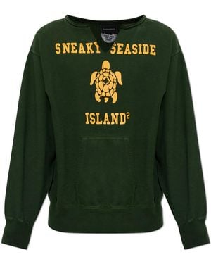 DSquared² Sweatshirt With Logo - Green