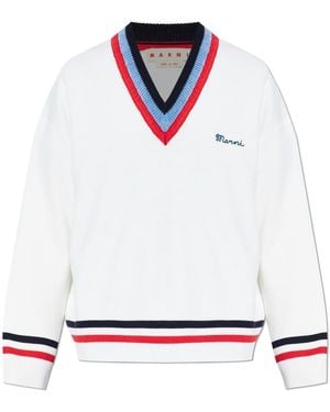 Marni Wool Jumper - White
