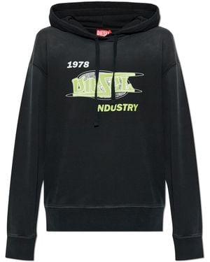 DIESEL Sweatshirt F-Buxt-Hood-P2 - Black