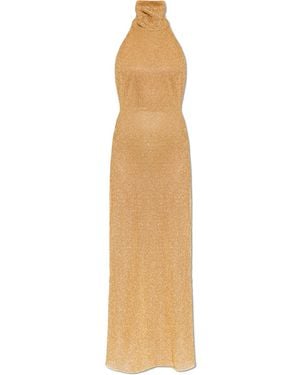 Oséree Dress With Lurex Thread - White