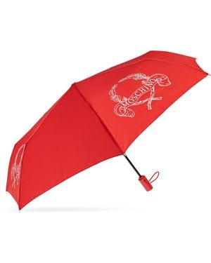 Moschino Folding Umbrella - Red