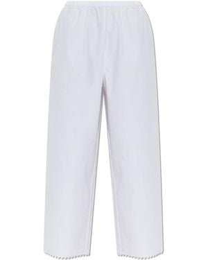 Rohe Wide-Leg Trousers - White