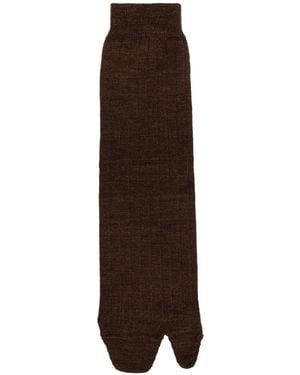 Maison Margiela Wool Socks - Brown