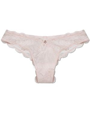 Emporio Armani Lace Briefs - Pink