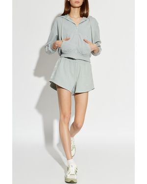 Moschino Shorts With Logo - Gray