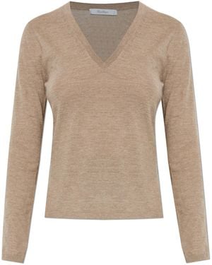 Max Mara Cashmere Jumper 'Lince' - White