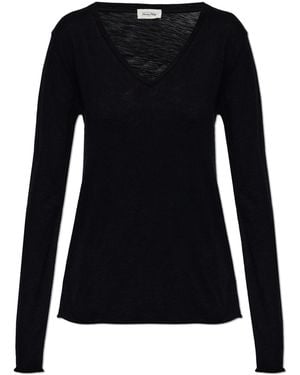 American Vintage Long Sleeve Top - Black