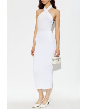 Balmain Body With Shimmering Sequins - White