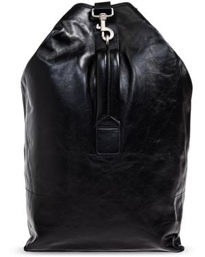 Dries Van Noten Leather Backpack - Black