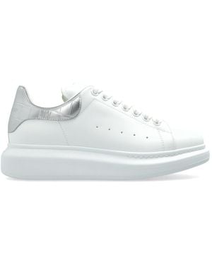 McQueen Leather Sports Shoes - White
